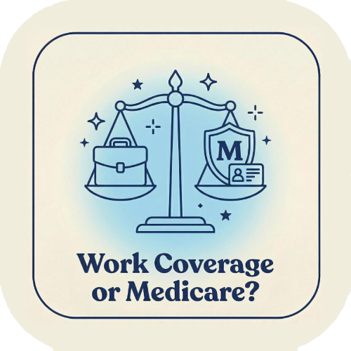 Work coverage or Medicare?